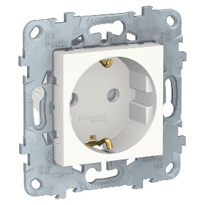 

NU503718 Розетка с заземлением, со шторками, винт. зажим, 16 А, 250 В, Белый Schneider Electric, Unica Studio NU503718