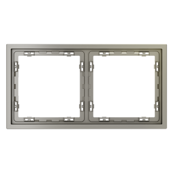 Рамка на 2 поста, шелк Voltum S70 VLS100204 фото