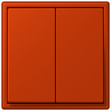 

LC9954320A Les Couleurs® Le Corbusier Клавиша для двухклавишного выключателя rouge vermillon 59 Jung, Les Couleurs Le Corbusier LC9954320A