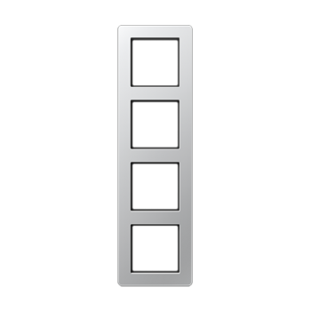 AF584BFAL Рамка A flow Алюминий 4-постовая Jung фото