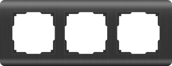 W0032104 Рамка на 3 поста (графит) Stream Werkel a051268 фото