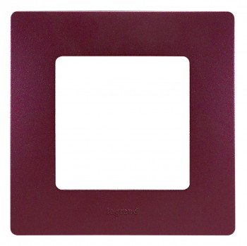 672561 Рамка Etika Сливовый 1-постовая  Legrand фото