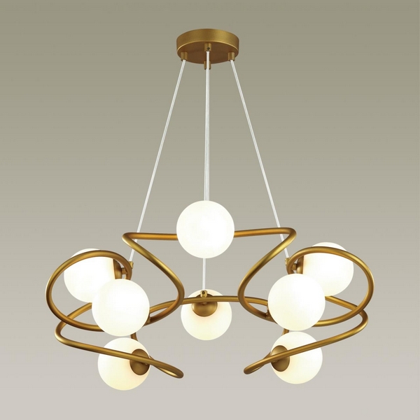 

Подвесная люстра Slota 4806/8 Odeon Light, Золотой, Slota 4806/8