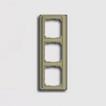 SL583GB Рамка SL 500 Бронза 3-постовая вертикальная Jung фото