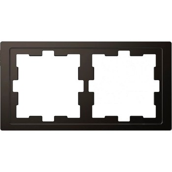 MTN4020-6534 Рамка D-Life Антрацит 2-постовая Merten фото