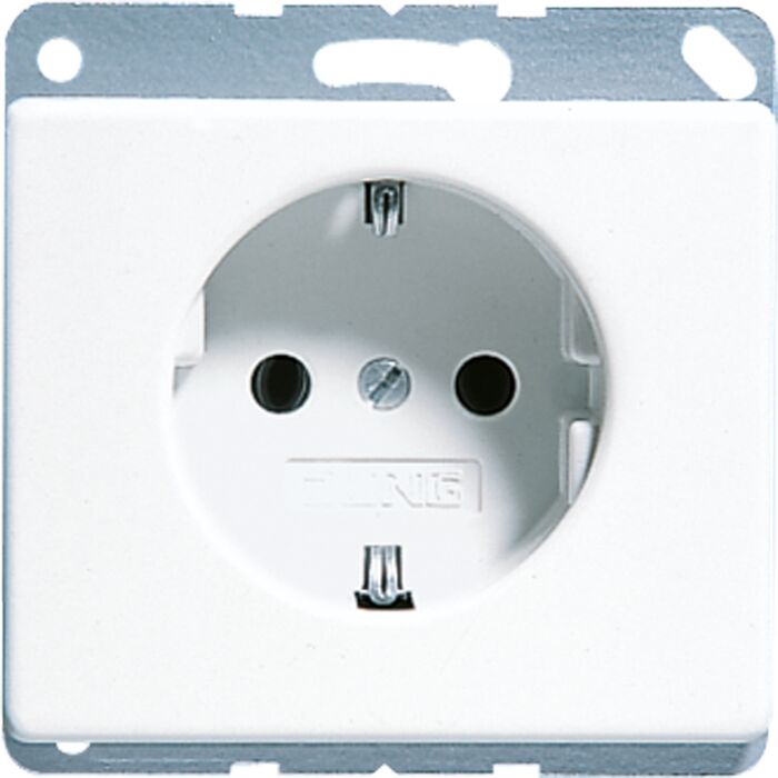 

SL520NKIWW SCHUKO-розетка с защитой от детей 16A 250V~ белая Jung, SL 500 SL520NKIWW