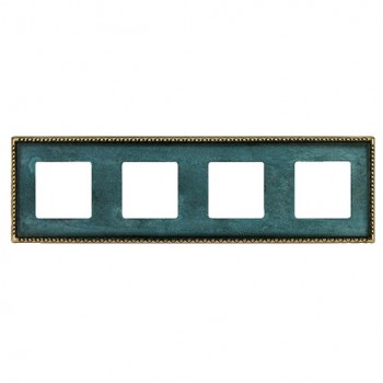 FD01214VO Рамка Toledo Oxyde Green 4-постовая Fede фото
