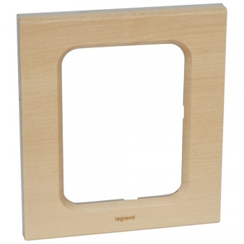 069216 Рамка для тач-панели Celiane Дерево Клен 1-постовая Legrand фото
