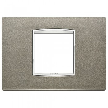 20652.C08 Рамка Eikon Chrome Classica Титан металлик 2 модуля Vimar фото