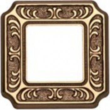 FD01351OB Рамка Siena Золото 1-постовая Fede фото