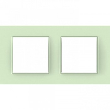 MGU2.704.17 Рамка Unica Quadro Матовое стекло 2-постовая Schneider Electric фото