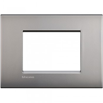 LNC4803NK Рамка LivingLight Air Никель матовый 3 модуля Bticino фото