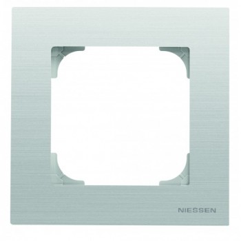 8571 AI Рамка Sky Нержавеющая сталь 1-постовая ABB фото