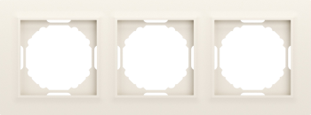 Рамка 3-я, Матовый кремовый Donel A07 WAVE DEW21331 фото