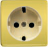 FD04335OB-A Обрамление розетки 2к+з, цвет bright gold беж. FEDE фото