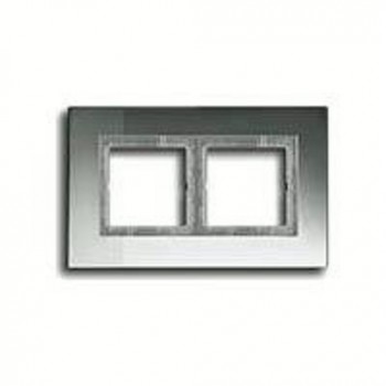 LSP982GCR Рамка LS Plus Хром 2-постовая Jung фото