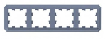 4-постовая рамка грифель Systeme Electric (Schneider Electric) AtlasDesign Antique ATN100704 фото