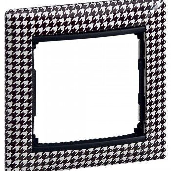 770420 Рамка Valena Гусиные лапки 1-постовая Legrand фото