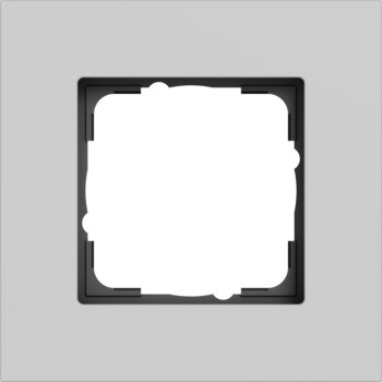 0211405 Рамка Esprit Алюминий 1-постовая Gira фото