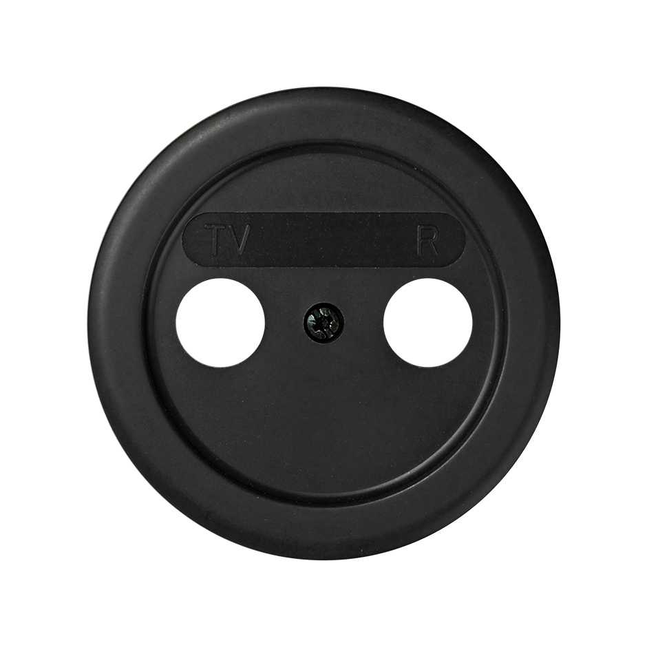 

88053-38 Накладка на розетку R-TV+SAT, Simon 88, графит, 88053-38