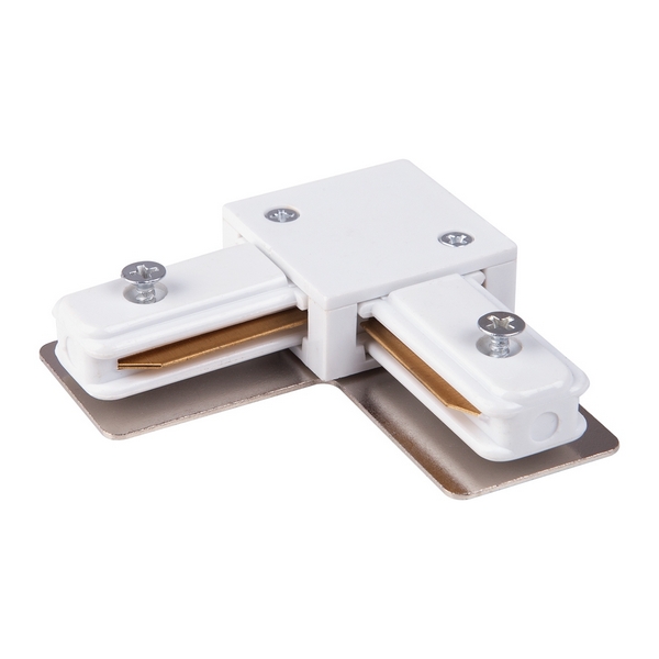 

Соединитель Track Rail WH Surface TRC-1-1-L-WH / Коннектор угловой для однофазного шинопровода (белый) Elektrostandard a039596, Track Rail WH Surface a039596