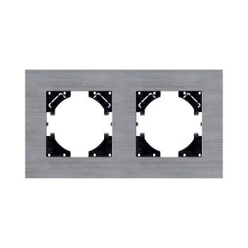 Рамка 2-кратная серый Kollinger Reflex AL RA2GY фото