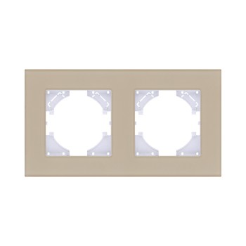 Рамка 2-кратная стекло золотой Kollinger Reflex MG RM2GD фото