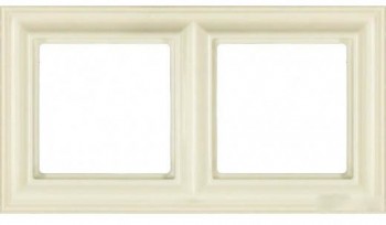 EPD482 Рамка ECO Profi Deco Бежевый 2-постовая гор/верт. Jung фото