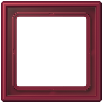 LC9814320M Рамка Les Couleurs Le Corbusier Рубиновый 1-постовая Jung фото