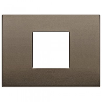 19652.17 Рамка Arke Classic темная бронза 2 модуля Vimar фото