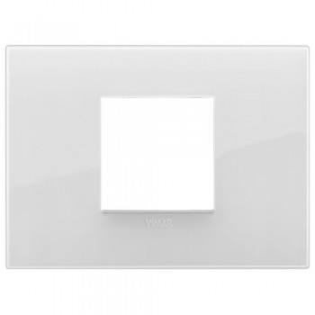 19652.66 Рамка Arke Classic ледяной блеск 2 модуля Vimar фото