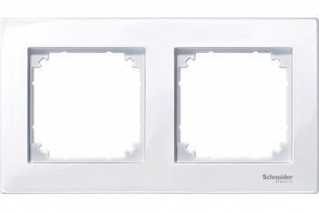 MTN515225 Рамка M-Plan Активный белый 2-постовая Merten фото