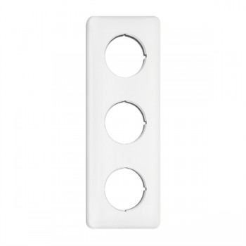 176423 Рамка Duroplast Белый 3-постовая THPG фото