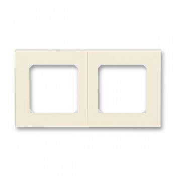 3901H-A05020 17W Рамка ABB Levit  Слоновая кость / Белый 2-постовая 2CHH015020A6017 фото