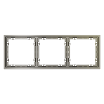 Рамка на 3 поста, шелк Voltum S70 VLS100304 фото