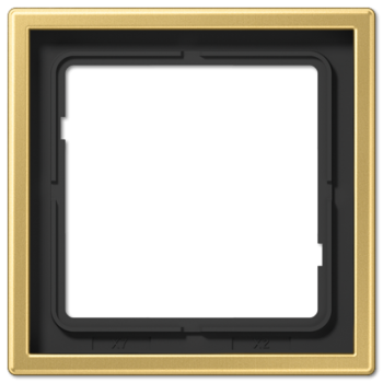 ME2981C Рамка LS 990 Латунь Classic 1-постовая Jung фото