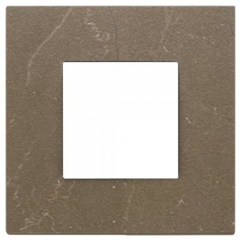 22642.52 Рамка Eikon EXE Коричневый кофе 2-модульная Vimar фото