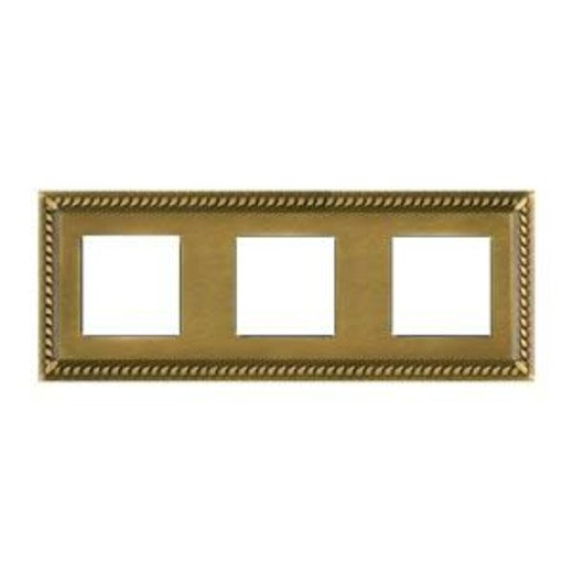 

FD01233PB Рамка Sevilla Bright Patina 3-постовая Fede, Sevilla FD01233PB