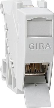 

574800 ГнездоMJ RJ 45 Cat 6A REG Gira, Studio 574800