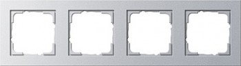 021425 Рамка E2 Алюминий 4-постовая Gira фото