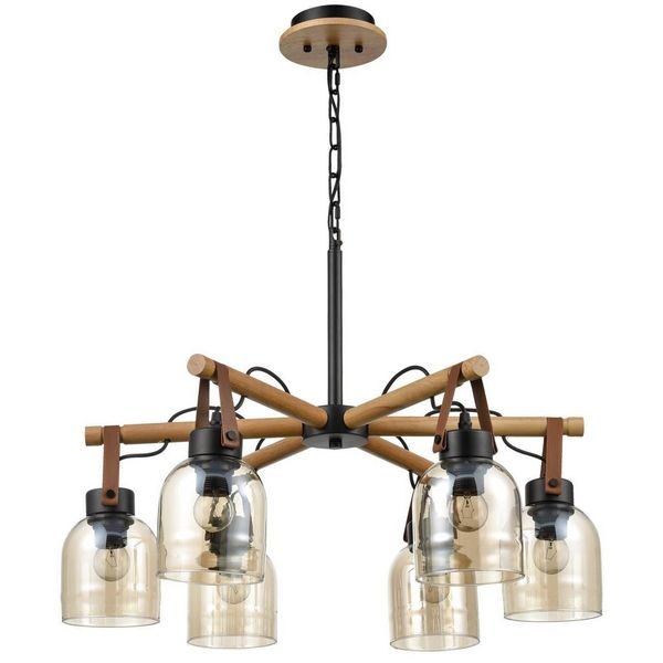 

Люстра подвесная Vele Luce Calma VL2122L06, Коричневый, Calma VL2122L06