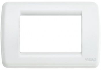 16753.01 Рамка Idea Rondo Белый 3-модульная Vimar фото