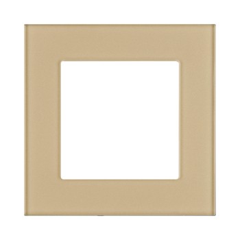 Рамка 1-кратная стекло золотой Kollinger Asthetik AS1GD фото