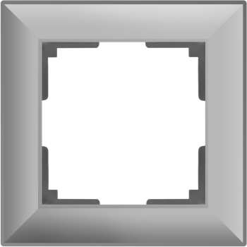 W0012206 Рамка на 1 пост (серебряный) Fiore Werkel a051030 a051030 фото