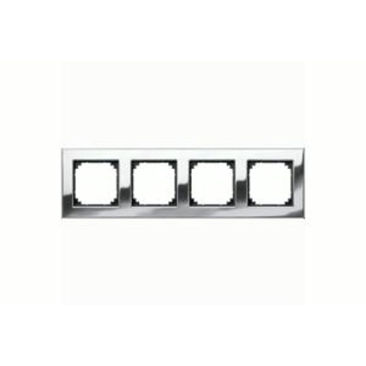 

MTN403439 Рамка M-Elegance Хром 4-постовая Merten, M-Elegance MTN403439