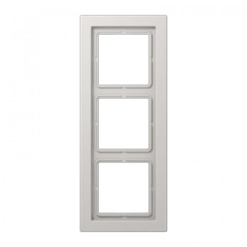 LSD983BFLG Рамка LS Design Светло-серый 3-постовая Jung фото