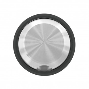 8607 CN Накладка для кнопки со шнурком / для кабельного ввода кольцо Стекло чёрное , ABB фото