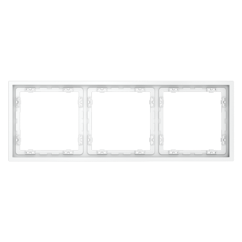 Рамка на 3 поста, белый матовый Voltum S70 VLS100302 фото