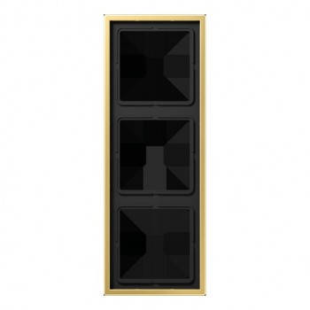 ME2983C Рамка LS 990 Латунь Classic 3-постовая Jung фото