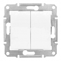 

SDN0300421 Выключатель 2 клавишный, бел IP44 Schneider Electric, Sedna SDN0300421